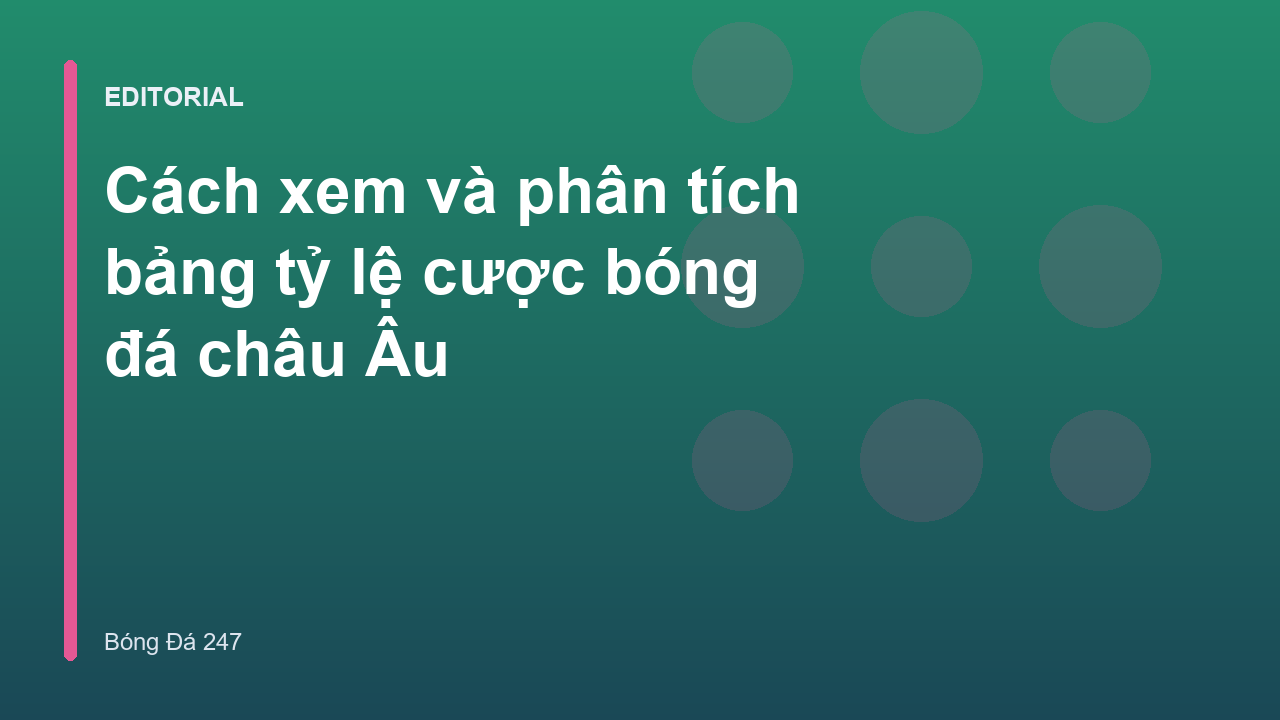 Bảng tỷ lệ cược bóng đá châu Âu trên màn hình máy tính